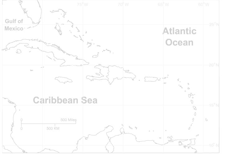 Caribbean Islands Political Map , Caribbean Map. Blank Maps Of The Caribbean 